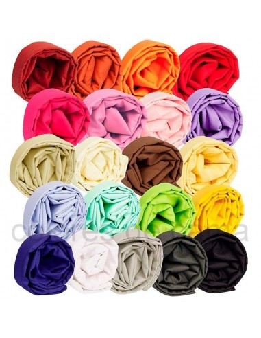 Sábana Bajera Lisa 21 Colores para Saco Nórdico con cremallera - Medida: 160  x 190 cm - Forma